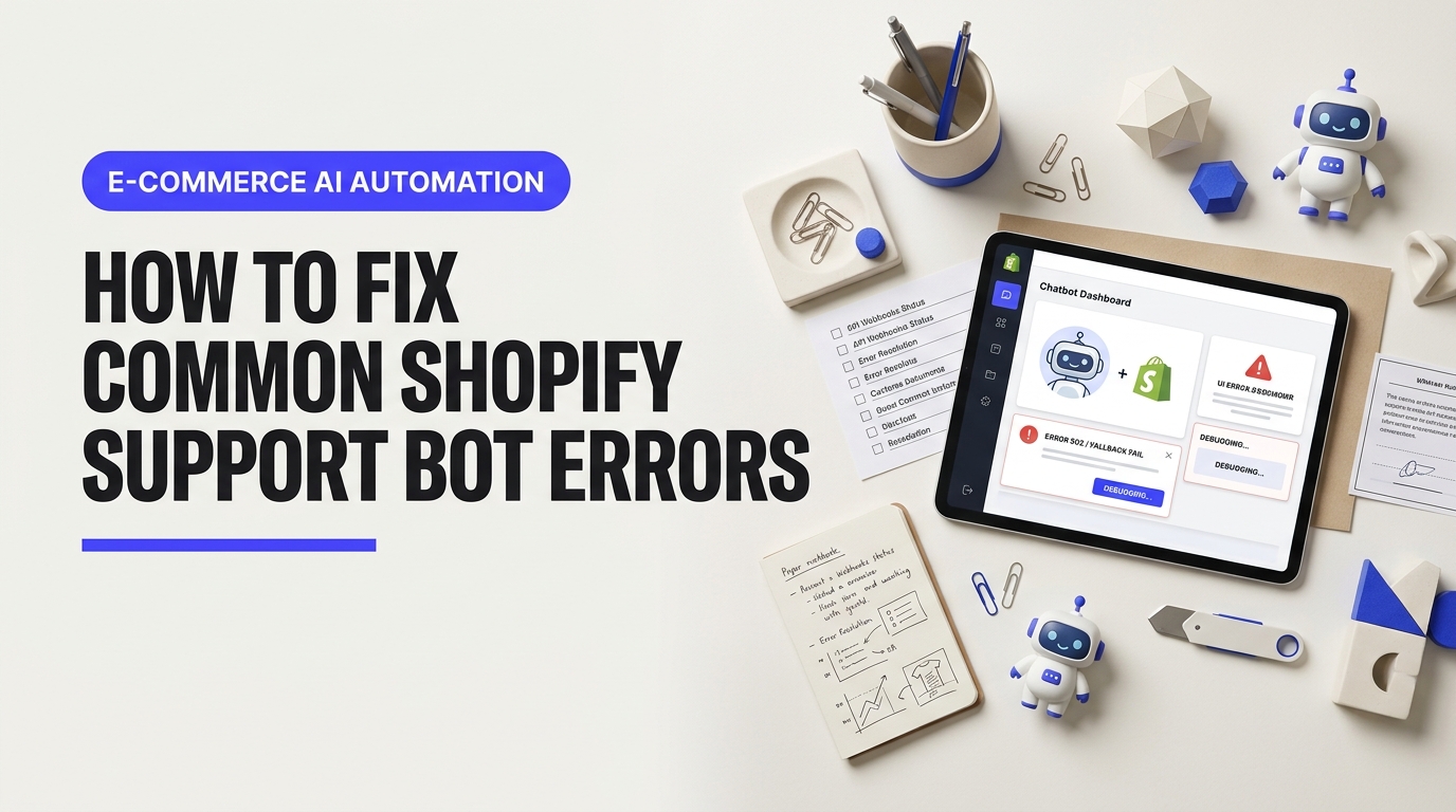 How to Fix Common Shopify Support Bot Errors