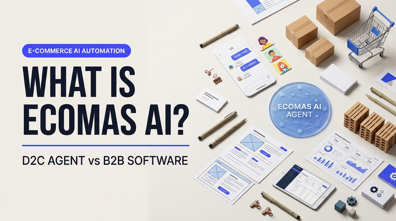 What Is Ecomas AI? D2C Agent vs B2B Software